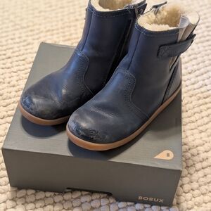 Bobux Kids Navy Boots